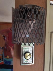 Original Coleman Cool-Ray Gas Lite -Works! Her original propane Hydro Flame furnace still works as well.