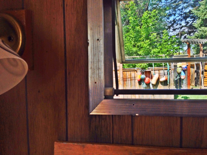 Even when she was all torn apart inside, I still loved sitting in Myrtle, enjoying the view from her windows :)