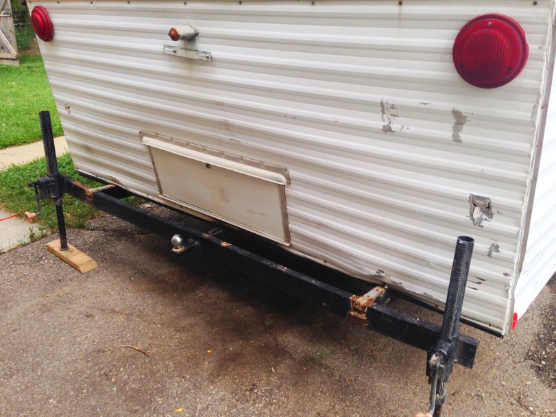 These holes will need repaired, and the jacks are going to have to go.