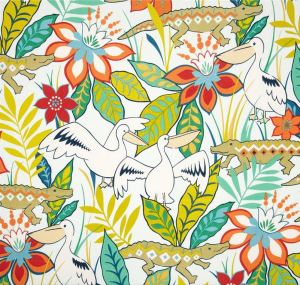 Swavelle/Mill Creek Indoor/Outdoor fabric- Glade Runner Morning Mist